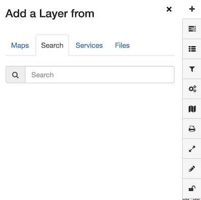 Add layer from Search