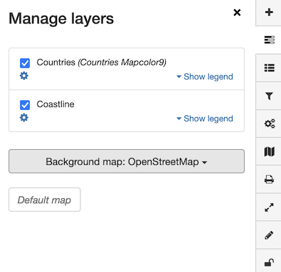 Manage layers